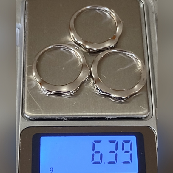 Sterling+Diamonds Stackers(8) - Picture 4 of 7